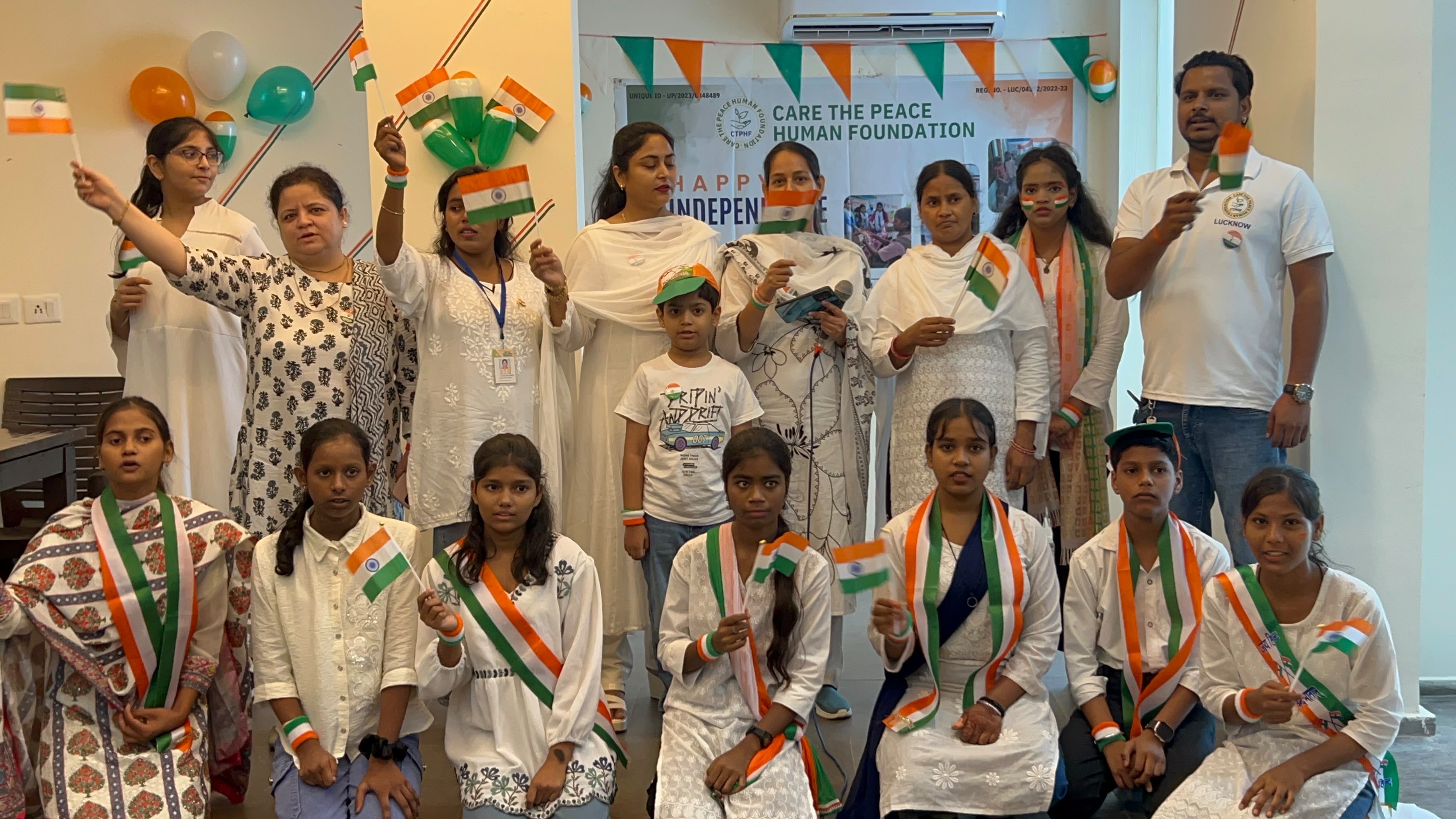 Clothes and stationery distribution campaign